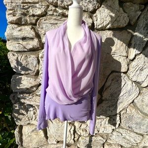 Marciano Lavender Blouse Size M